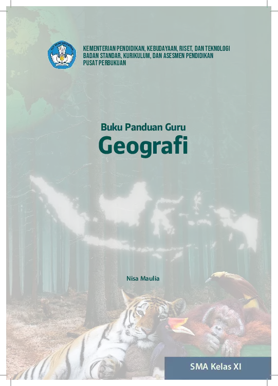 Buku Panduan Guru Geografi untuk SMA Kelas XI