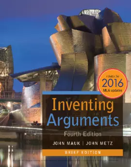 Inventing Arguments Brief Edition, 2016 MLA Update