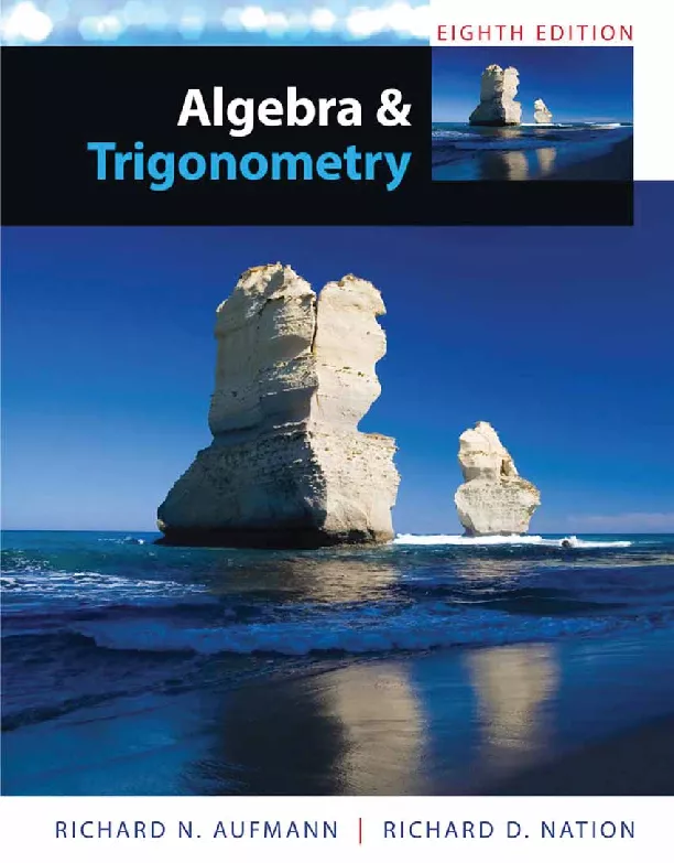 Algebra and Trigonometry