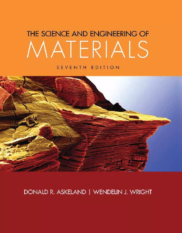 The Science and Engineering of Materials