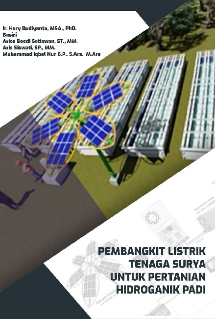 Pembangkit listrik tenaga surya untuk pertanian hidroganik padi