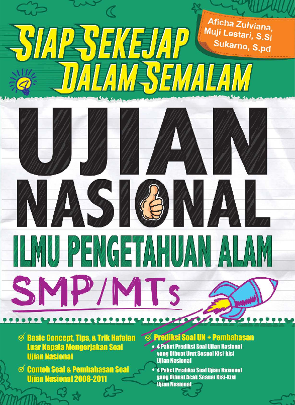Siap Sekejap dalam Semalam Ujian Nasional IPA SMP MTs
