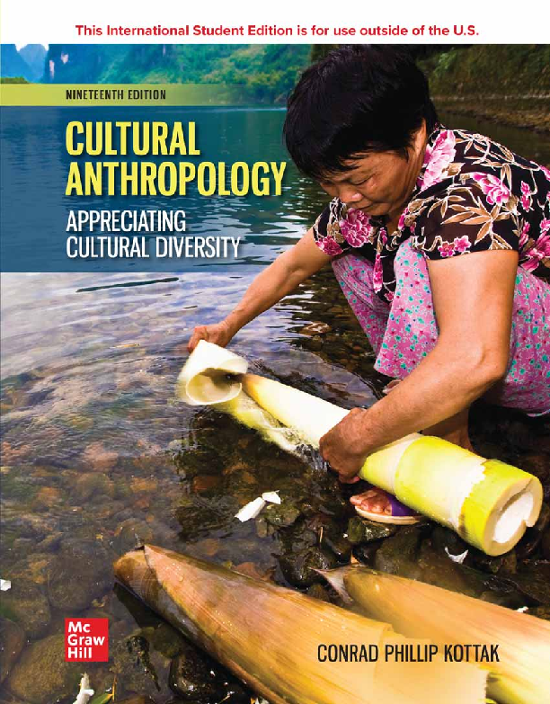 CULTURAL ANTHROPOLOGY