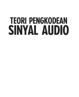 Teori Pengkodean Sinyal Audio