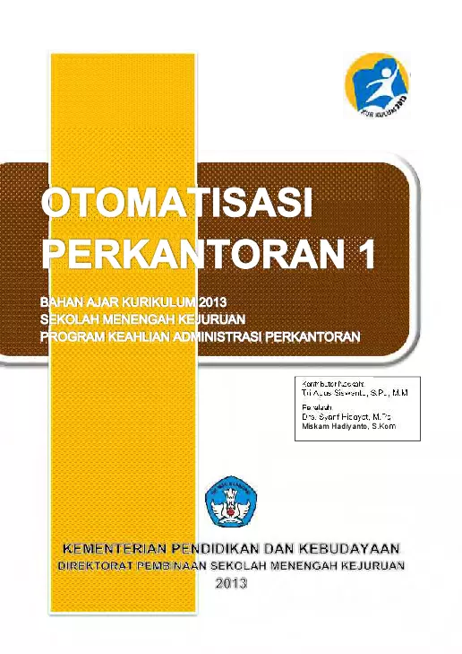Kelas 10 SMK Otomatisasi Perkantoran 1 