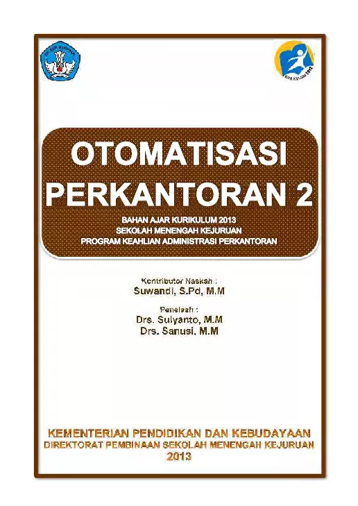 Kelas 10 SMK Otomatisasi Perkantoran 2 