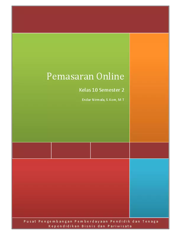 Kelas 10 SMK Pemasaran Online 2 