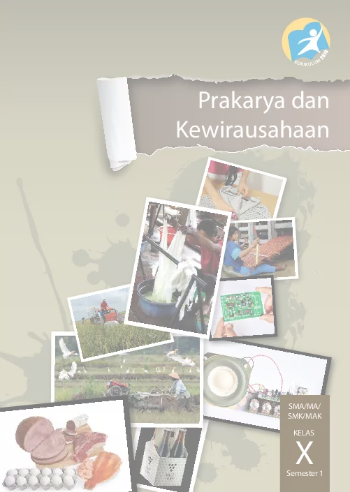 Kelas 10 SMK Prakarya dan Kewirausahaan 1 