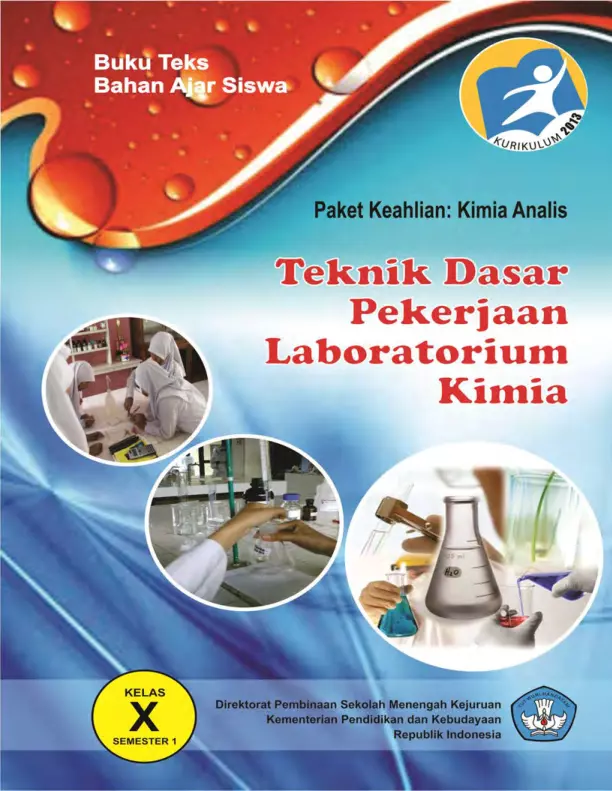 Kelas 10 SMK Teknik Dasar Pekerjaan Laboratorium Kimia 1 