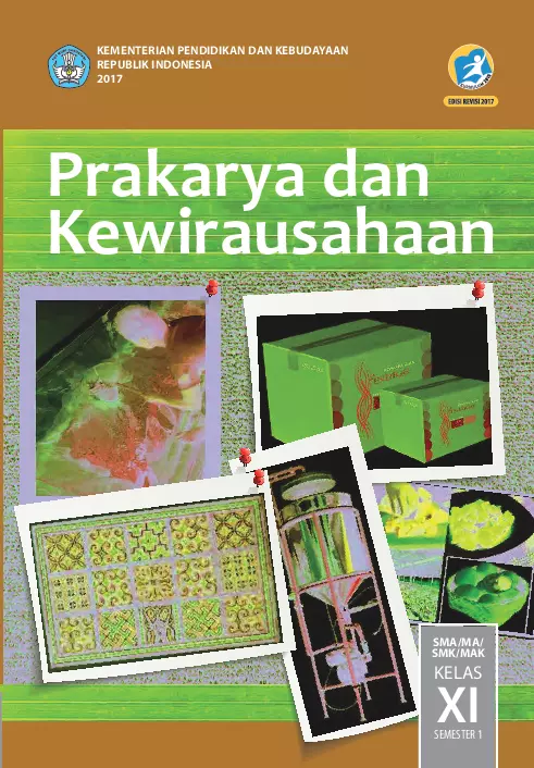 Kelas 11 SMA Prakarya dan Kewirausahaan Siswa 2017 