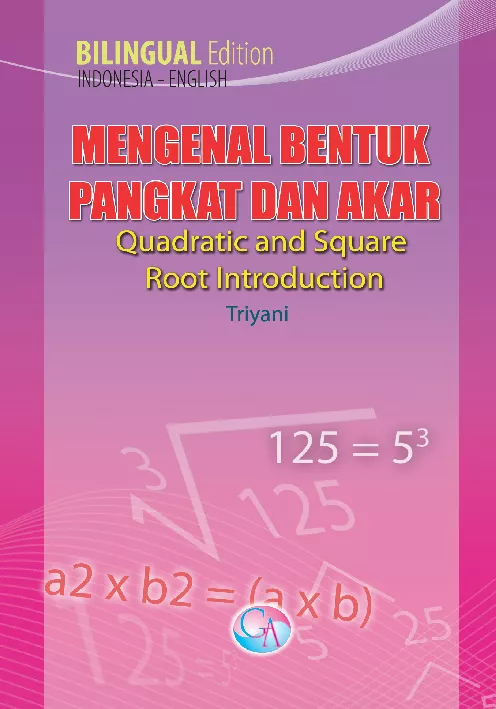 MENGENAL BENTUK PANGKAT DAN AKAR - Bilingual