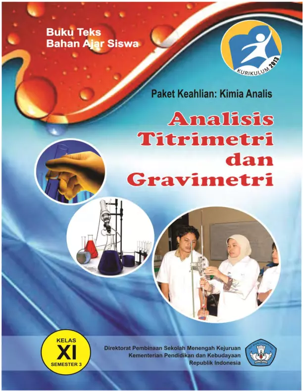 Kelas 11 SMK Analisis Titrimetri dan Gravimetri 3 