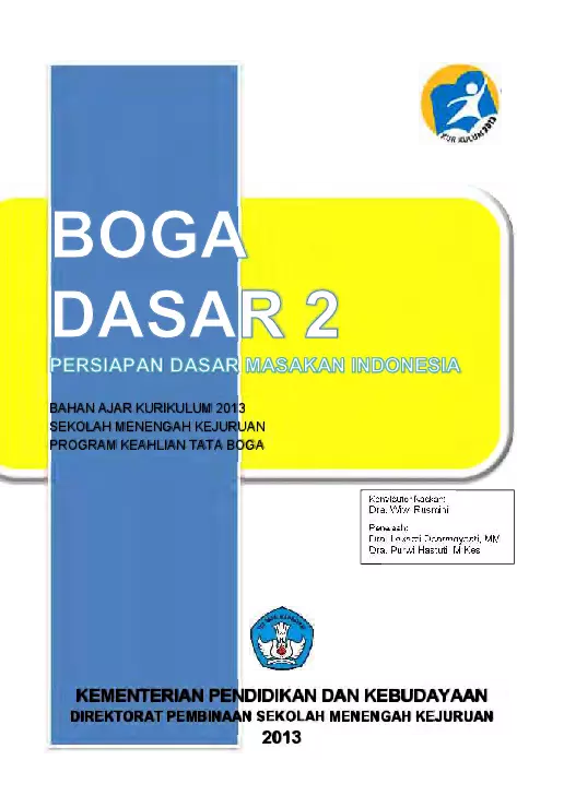 Kelas 11 SMK Boga Dasar 