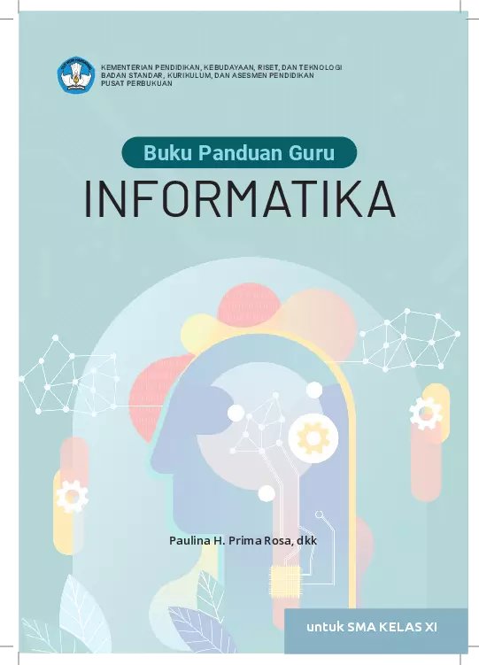 Buku Panduan Guru Informatika untuk SMA Kelas XI