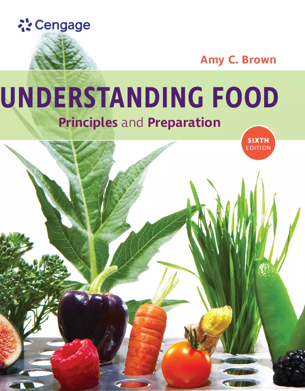 Understanding Food: Principles and Preparation