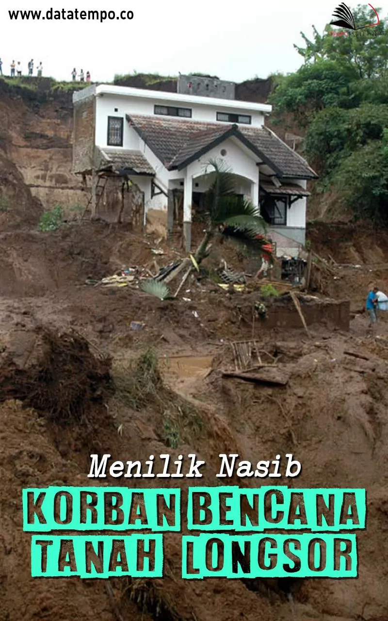 Menilik Nasib Korban Bencana Tanah Longsor