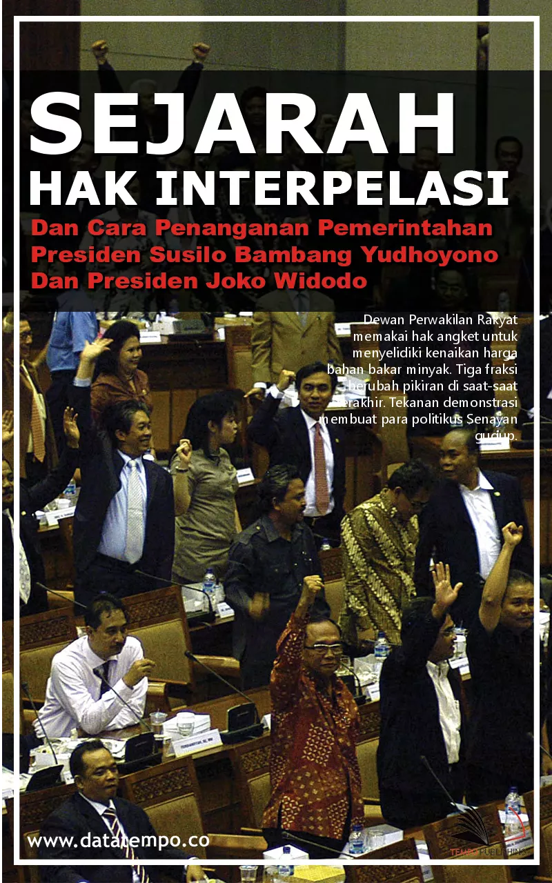 Sejarah Hak Interpelasi dan Cara Penanganan Pemerintahan Presiden Susilo Bambang Yudhoyono dan Presiden Joko Widodo