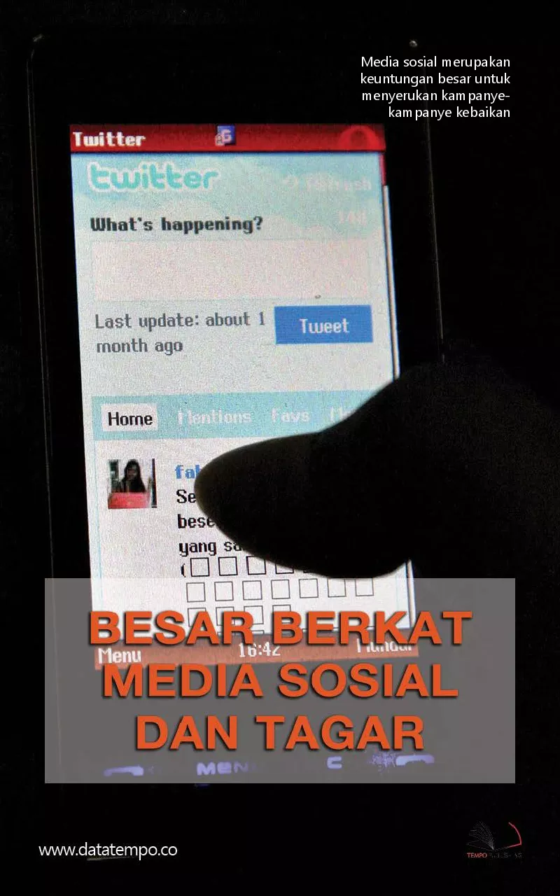 Besar berkat media sosial dan tagar