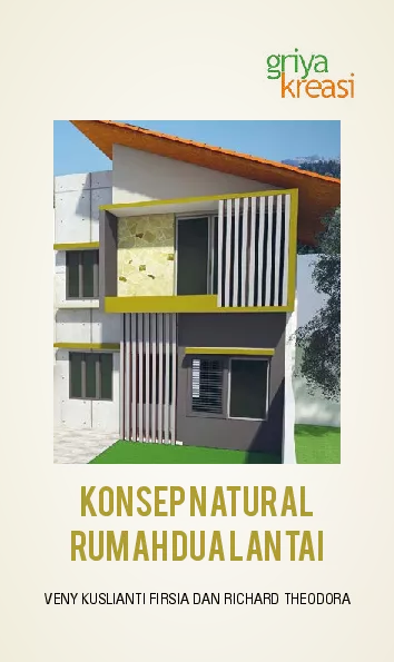 Konsep Natural Rumah Dua Lantai