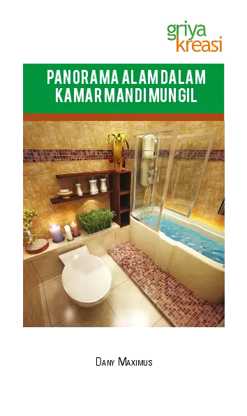 Panorama alam dalam Kamar Mandi Mungil