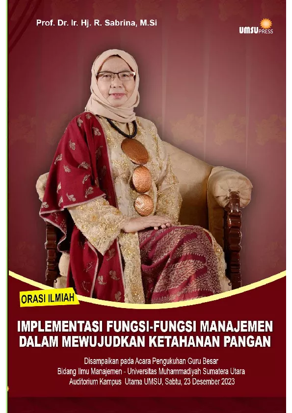 Implementasi Fungsi-Fungsi Manajemen dalam Mewujudkan Ketahanan Pangan