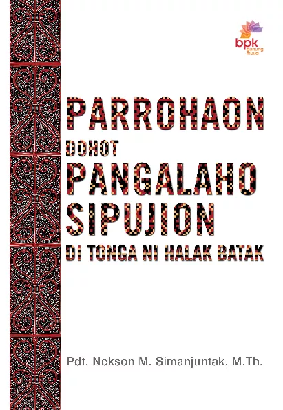 Parrohaon Dohot Pangalaho Sipujion di Tonga Ni Halak Batak