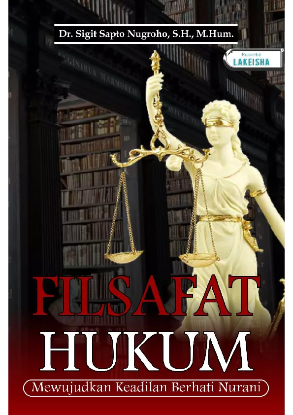 Filsafat Hukum Mewujudkan Keadilan Hati Nurani