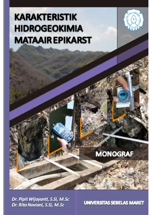 Monograf Karakteristik Hidrogeokimia Mata Air Epikarst