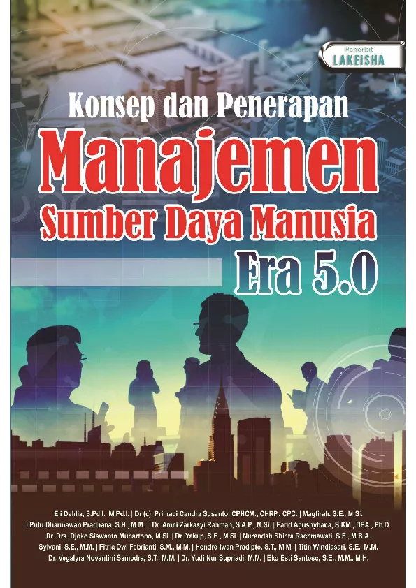 KONSEP DAN PENERAPAN MANAJEMEN SUMBER DAYA MANUSIA ERA 5.0