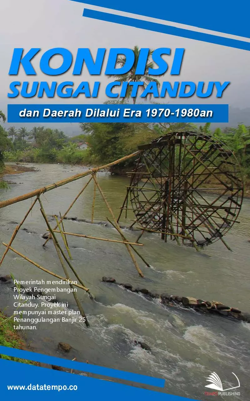 Kondisi sungai Citanduy dan daerah dilalui era 1970-1980an