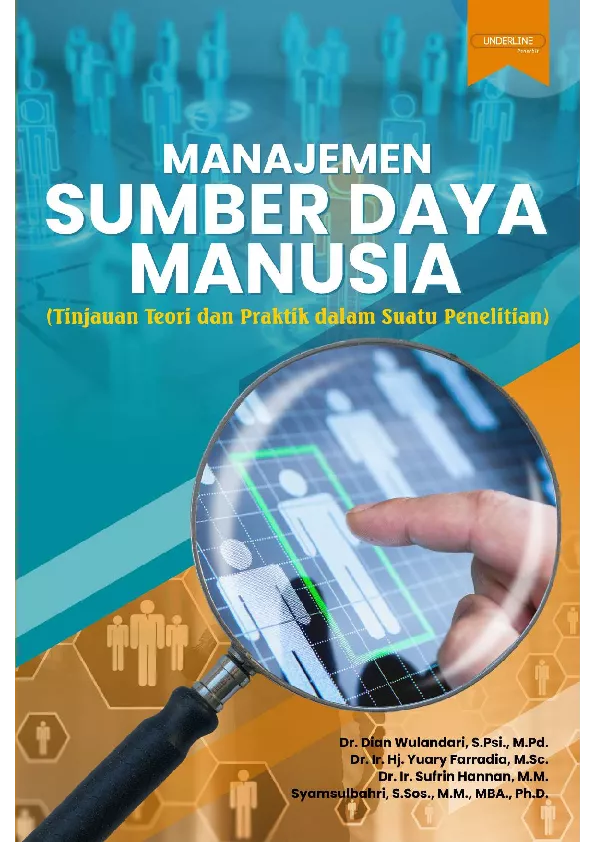 Manajemen Sumber Daya Manusia ( Tinjauan Teori dan Praktik dalam Suatu Penelitian )