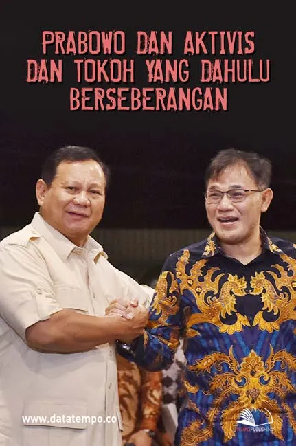 Prabowo dan Aktivis dan Tokoh yang Dahulu Berseberangan