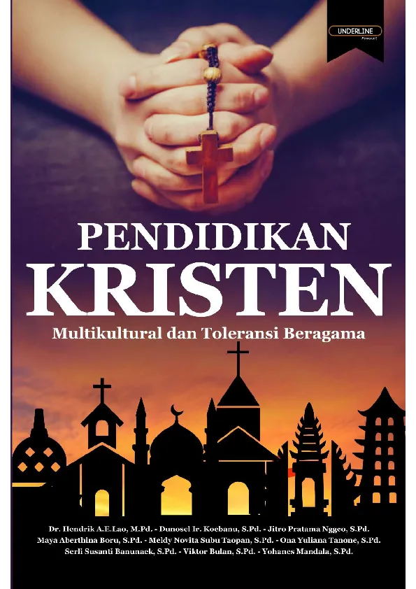 PENDIDIKAN KRISTEN Multikultural dan Toleransi Beragama