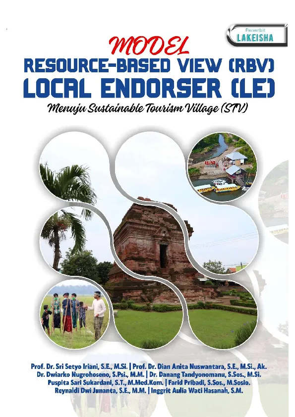 MODEL RESOURCE-BASED VIEW (RBV) LOCAL ENDORSER (LE) MENUJU SUSTAINABLE TOURISM VILLAGE (STV)