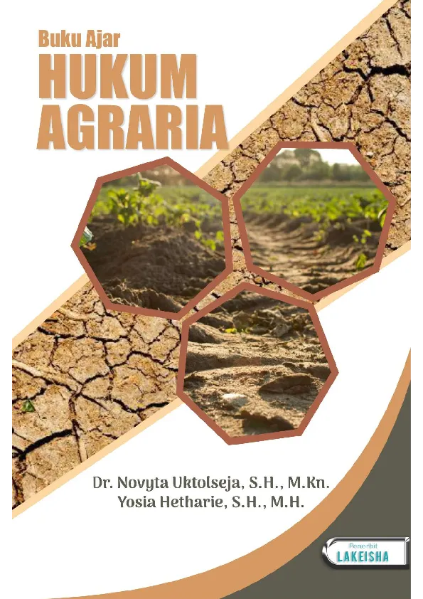 BUKU AJAR HUKUM AGRARIA