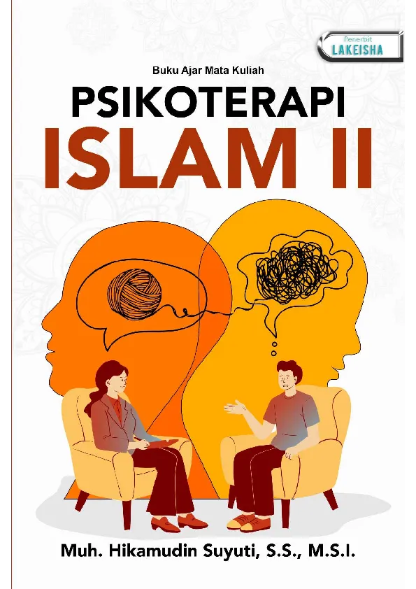 BUKU AJAR MATA KULIAH PSIKOTERAPI ISLAM II