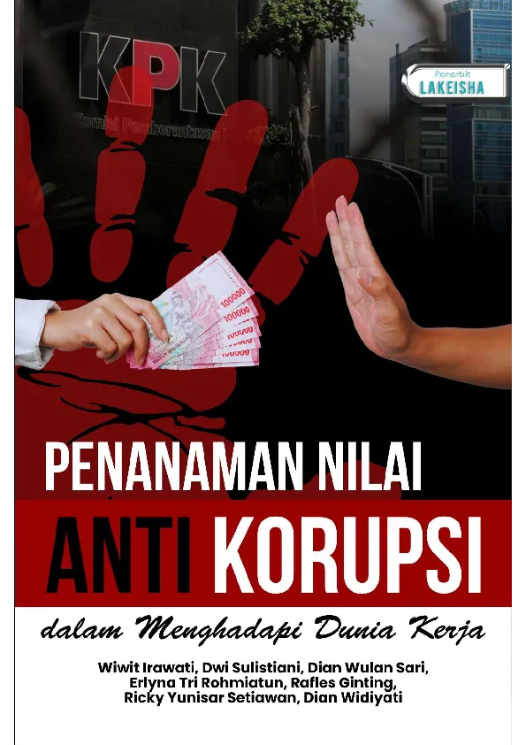 PENANAMAN NILAI ANTI KORUPSI dalam Menghadapi Dunia Kerja
