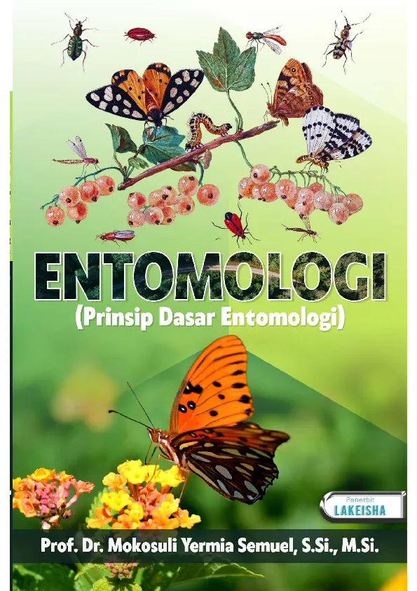 ENTOMOLOGI (Prinsip Dasar Entomologi)