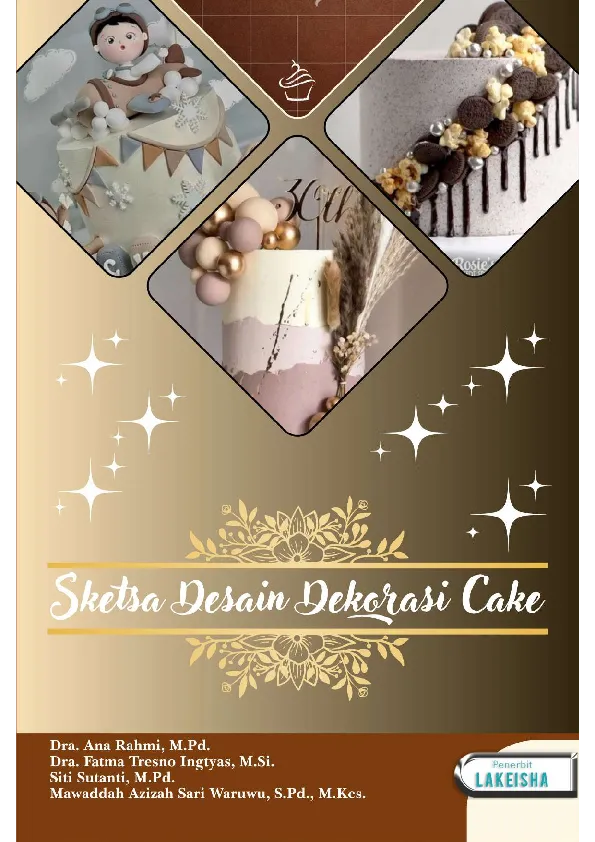 SKETSA DESAIN DEKORASI CAKE