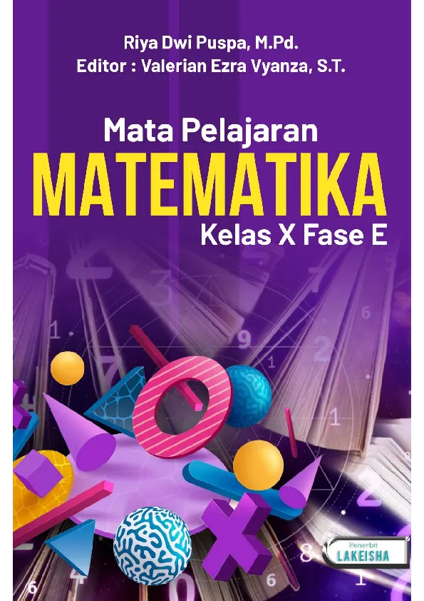 Mata Pelajaran MATEMATIKA Kelas X Fase E