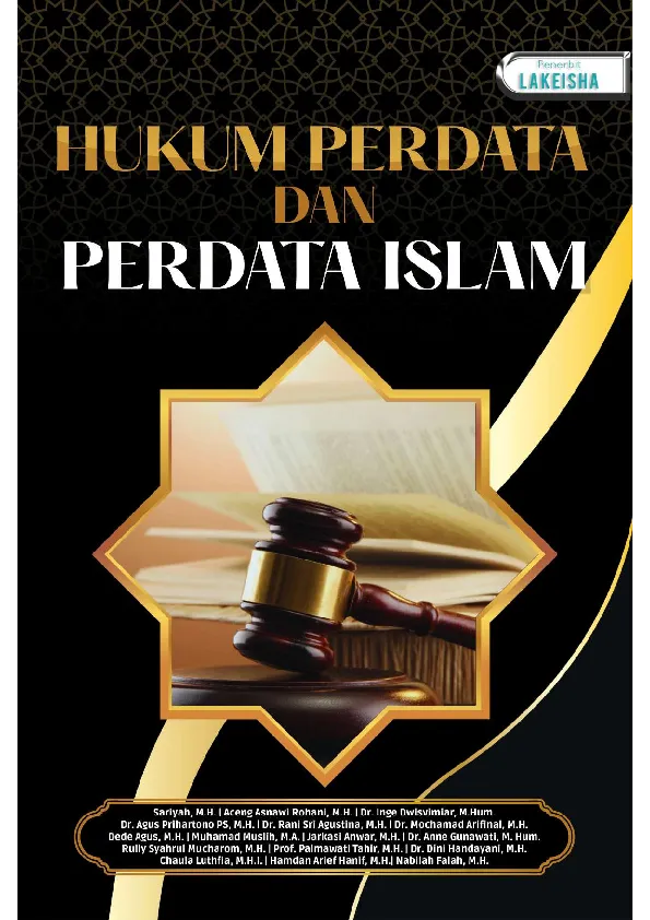 HUKUM PERDATA DAN PERDATA ISLAM