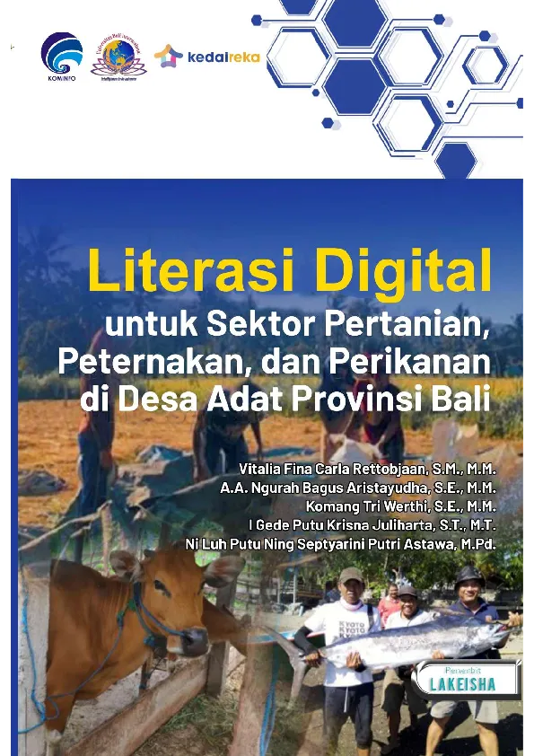 LITERASI DIGITAL untuk Sektor Pertanian, Peternakan, dan Perikanan di Desa Adat Provinsi Bali