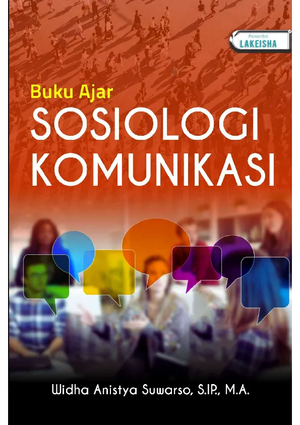 Buku Ajar SOSIOLOGI KOMUNIKASI
