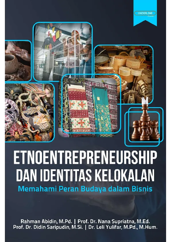 ETNOENTREPRENEURSHIP DAN IDENTITAS KELOKALAN Memahami Peran Budaya dalam Bisnis