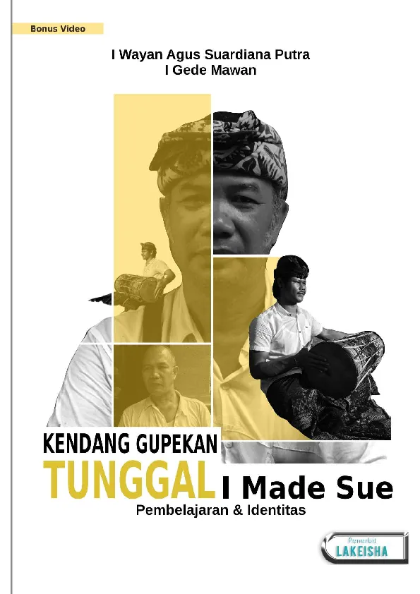 KENDANG GUPEKAN TUNGGAL I MADE SUE Pembelajaran dan Identitas