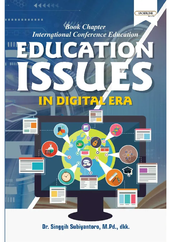 BOOK CHAPTER INTERNATIONAL CONFERENCE EDUCATION; EDUCATION ISSUES IN DIGITAL ERA