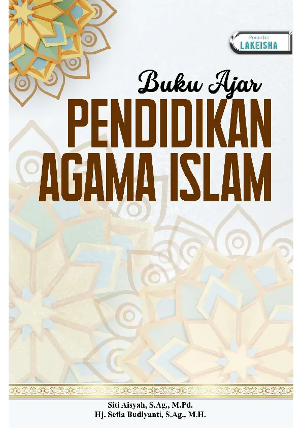 Buku Ajar PENDIDIKAN AGAMA ISLAM