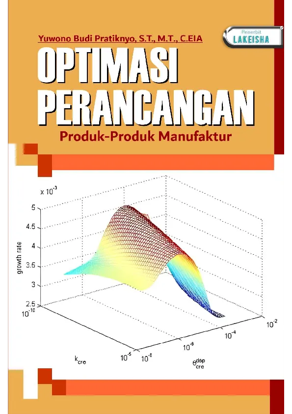 OPTIMASI PERANCANGAN Produk-Produk Manufaktur