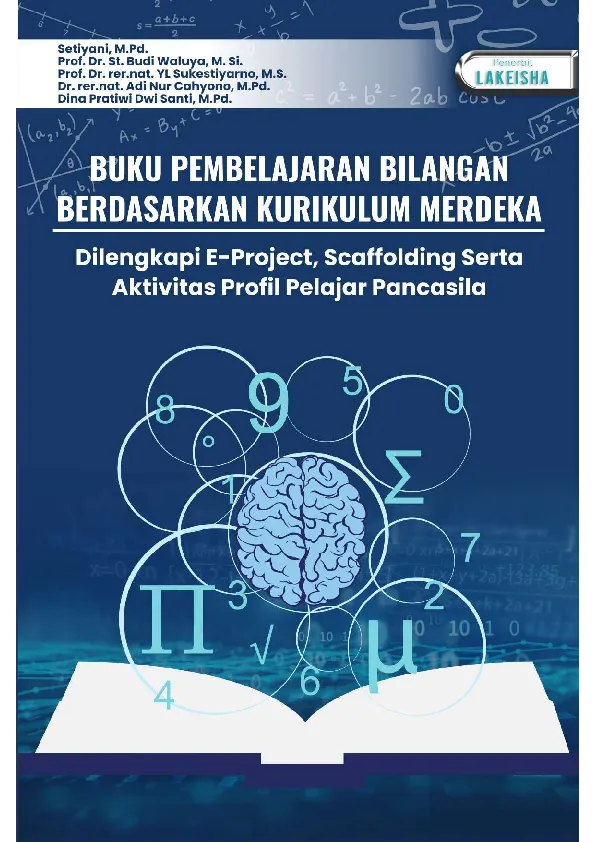 BUKU PEMBELAJARAN BILANGAN BERDASARKAN KURIKULUM MERDEKA Dilengkapi E-Project, Scaffolding, Serta Aktivitas Profil Pelajar Pancasila