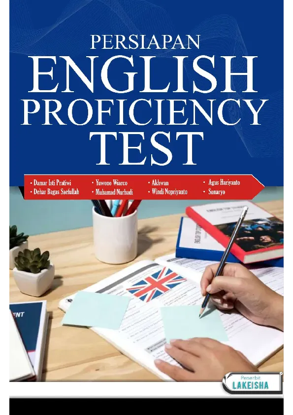PERSIAPAN ENGLISH PROFICIENCY TEST
